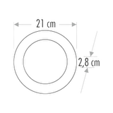 CT-5233 18W/6400K ALM. S.Ü LED ARMATÜR YUV. (BEYAZ) CATA