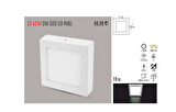 CT-5234 18W/6400K SIVAÜSTÜ LED ARMATÜR KARE (BEYAZ) CATA