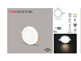 CT-5645 6W/3200K PLUS LED PANEL ARMATÜR(G.IŞIĞI) CATA