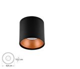 CT-5421 FOÇA SIVA ÜSTÜ ARMATÜR (GU10-AMPULSUZ)(SİYAH BAKIR) CATA