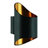 Cata Ct-5426 Metal Modern İç Mekan Duvar Gold - Siyah Aplik 