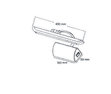 Cata Ct-5244 Metal Modern Duvar Aplik 