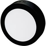 CT-5235 18W/6500K S.Ü LED ARMATÜR YUV.(SİYAH KASA) BEYAZ CATA