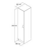 1 Kapılı Gardrop Çam- GRD0302