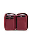 Guard Fermuarlı Kırmızı Deri Mini Cüzdan - GRD2403XW22315