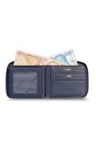 Guard Retro Fermuarlı Deri Lacivert Cüzdan - GRD2403XW22147