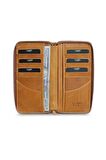 Guard Antik Sarı Fermuarlı Portföy Cüzdan - GRD2403XW22192