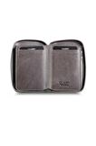 Guard Fermuarlı Antik Gri Deri Mini Cüzdan - GRD2403XW22202