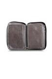 Guard Fermuarlı Antik Gri Deri Mini Cüzdan - GRD2403XW22202