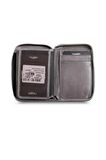 Guard Fermuarlı Antik Gri Deri Mini Cüzdan - GRD2403XW22202