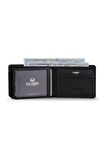 Guard Mat Siyah Deri Erkek Cüzdanı - GRD2403XW22126