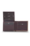 Guard Mat Gül Kurusu - Bordo Yatay Deri Cüzdan - GRD2403XW22278