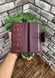 Guard Bordo Mat Fermuarlı ve Deri Patlı El Portföyü - GRD2403XW22283