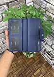 Guard Mat Lacivert Fermuarlı ve Deri Patlı El Portföyü - GRD2403XW22286