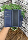 Guard Mat Lacivert Fermuarlı ve Deri Patlı El Portföyü - GRD2403XW22286