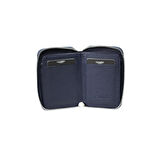 Guard Lacivert Hakiki Deri Fermuarlı Mini Cüzdan - GRD2407XT1844