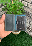 Guard Antik Siyah Hakiki Deri Mini Boy Kartlık - GRD250207WT1050
