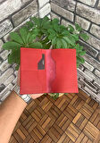 Guard Kırmızı Hakiki Deri Pasaport Kılıfı - GRD250308WT1323