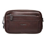 Guard Kahverengi Hakiki Deri Şifreli Unisex El Çantası - GRD250308WT1858