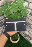 Guard Lacivert Hakiki Deri İkiye Katlı Patlı Tasarım Unisex Kredi Kartlık // GRD260225WT1369