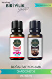 Amber + Çikolata (Oda Kokusu Aroma Terapi Buhurdanlık/Difüzör Yağı) Set 2 Adet x 10 ml