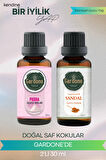 Pudra + Sandal (Oda Kokusu Aroma Terapi Buhurdanlık/Difüzör Yağı) Set 2 Adet x 30 ml