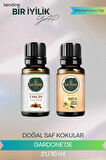 Tarçın + Vanilya (Oda Kokusu Aroma Terapi Buhurdanlık/Difüzör Yağı) Set 2 Adet x 10 ml