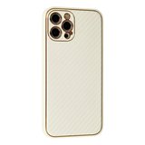 Apple İphone 12 Pro Max Kılıf Coco Karbon Silikon - Beyaz