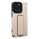 Apple İphone 13 Pro Max Kılıf Mega Standlı Silikon - Gold