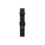 Apple Watch 38mm Kr408 Çizgili Silikon Kordon - Siyah