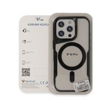 Apple İphone 16 Pro Max Kılıf Boyi Magsafe Silikon Kapak - Kahverengi