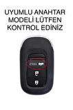 Yeni Honda Civic Fe1 Sustasız Anahtar Koruma Kılıfı Lütfen Anahtar Teyit Yapınız