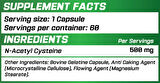 GRİMLABS NAC (N-ACETYL CYSTEINE) Karaciğer Koruyucu 500mg 60 CAPS