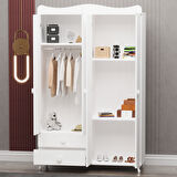 Garaj Home Melina Yıldız 4 Kapaklı Bebek Odası + Yatak + Uyku Seti - Beyaz-