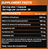 Grimlabs Energizer Pure Energy DMAA DMHA Pump Preworkout 30 Servings