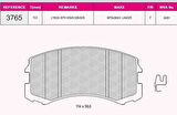 Grap 93765 Ön Fren Balatası Mitsubishi Lancer 03-07 5830207A00