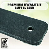 Buffel&Co Wc Kağıtlık - Tuvalet Kağıtlığı - Tuvalet Kağıdı Askısı -Ahşap ve Deri
