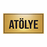 ATÖLYE YÖNLENDİRME LEVHASI METAL PR-12A