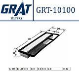 Grat 10100 Hava Filtresi Albea 1.3 JTD- Doblo-Fiorino-Idea-Panda-Punto-Punto Evo-499 9S519601B1A