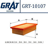 Grat 10107 Hava Filtresi Tempra 1.6 2.0-Tipo 1.6 2.1 7604091