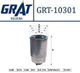 Grat 10301 Mazot Filtresi Doblo 1.9 JTD-Freemont 2.0 JTD 2011-Ducato 2.0 JTD-2.8JTD-Boxer-Jumper 2.0 HDI 2.8HDI 46797378