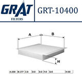 Grat 10400 Kabin Filtresi Doblo 10-Fiorino-Linea 1.4 1.3 JTD-Egea 15-Nemo-Bipper 1.4 HDI-Combo D 12-Suzuki Swift 12- 77364561