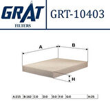 Grat 10403 Kabin Filtresi Doblo 01-Idea 04-Punto 98 46723245