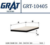 Grat 10405 Kabin Filtresi Bravo II 07-Stilo 01-06 Delta III 08-1.4-1.6D-1.9 JTD-2.0 D 71736776