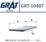 Grat 10407 Kabin Filtresi Tempra 1.6 90-96-Alfa Romeo 145 1.4Le 1.6Le 2.0 16V 1.9 JTD 94-01-146 94-00 71712595