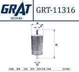 Grat 11316 Yakıt Filtresi Renault 19- Renault 21-Clio-Laguna-Volkswagen Golf III 1H0201511A