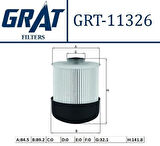 Grat 11326 Mazot Filtresi Master III Trafic III Nissan Navara 2.3 DCI 16-X 220D-X 250D OM622-W447 Vito 164039560R