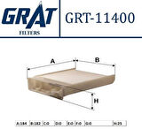Grat 11400 Kabin Filtresi Clio III -Modus-Nissan Note-Micra-Dacia Duster 7701062227