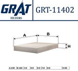 Grat 11402 Kabin Filtresi Clio II-Kangoo -Megane I-Nissan Kubistar 03- 7700424098