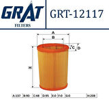 Grat 12117 Hava Filtresi P106-Saxo-Xsara 1.5D 1444.A5